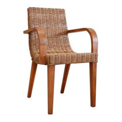 Weave Slope Arm Chair - Armchairs And Accent Chairs