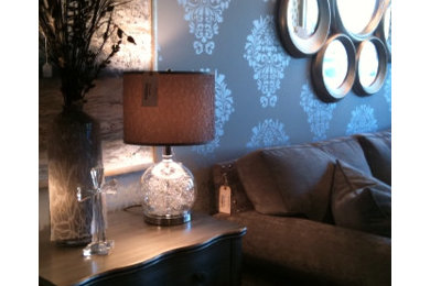 Trendy bedroom photo in Other