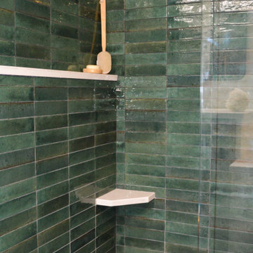 Stacked Tile Bathroom Shower