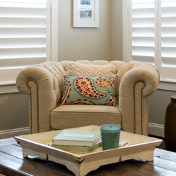 Plantation Shutters with Hidden Tilt - Interior Shutters