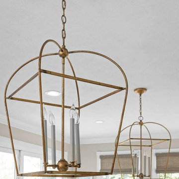Transitional style kitchen cabinets