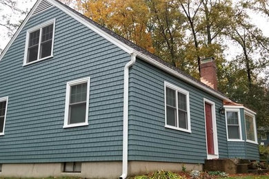 Example of an exterior home design in Bridgeport