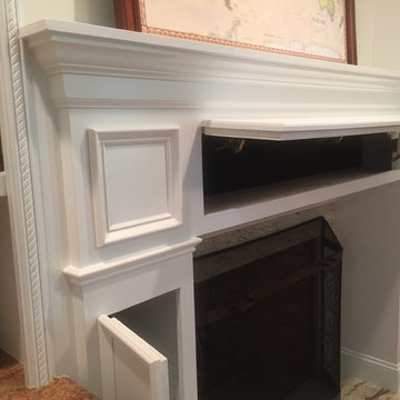 Fireplace Concealed Storage