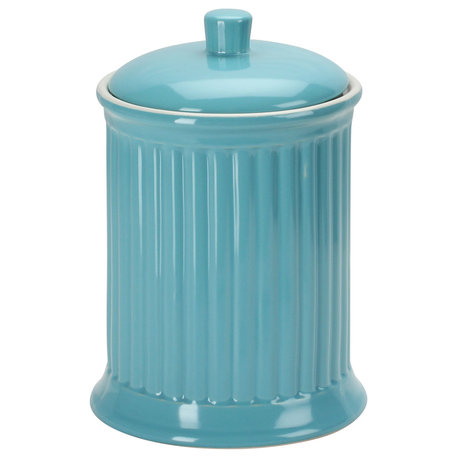 Simsbury Extra Large Canister, Citron, Turquoise