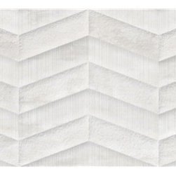 Art Stone Painting Light Grey Chevron 300x800 - Wall & Floor Tiles