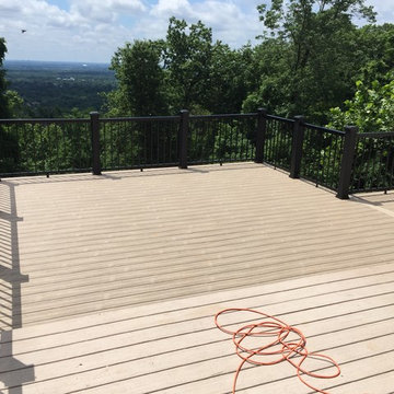 New Transcend deck with aluminum railings