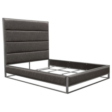 Empire Eastern King Bed, Weathered Gray
