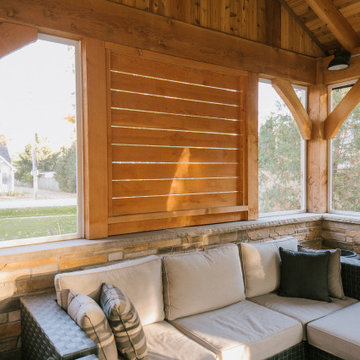 Country Style Outdoor Living Structure in Lincoln