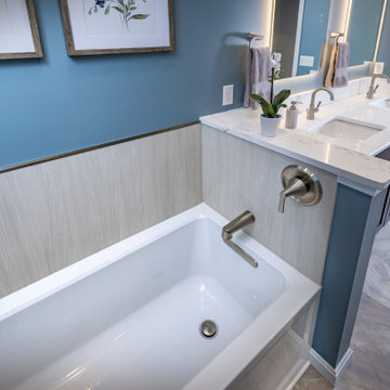 Harrisburg, PA Spa-calm, Age-ready, & Storage Smart Bathroom Remodel