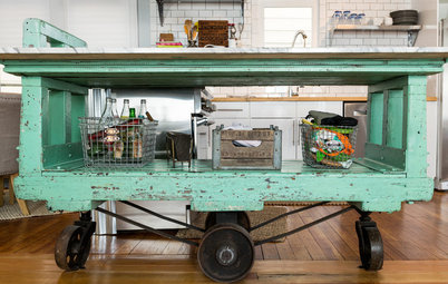 Kitchen Recipes: Factory Cart Inspires a Dream Cooking Space