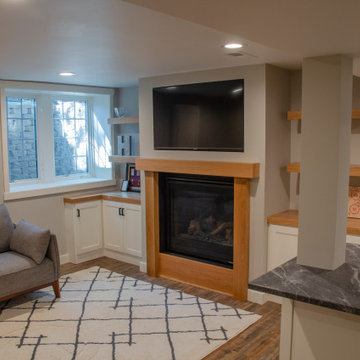 How a big accident turned into the perfect opportunity for a family room
