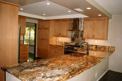 Inspiration for a contemporary kitchen remodel in Los Angeles