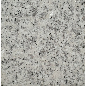 Luna Pearl Granite Tiles, Flamed Finish, 12"x12", Set of 40