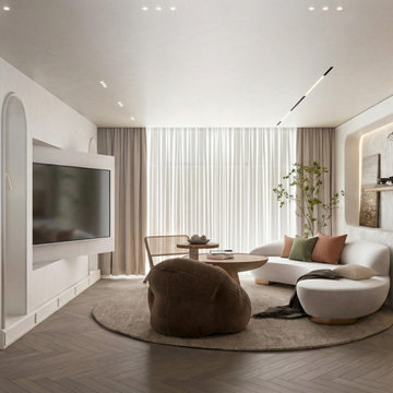 Calm Open-Concept Living Interior