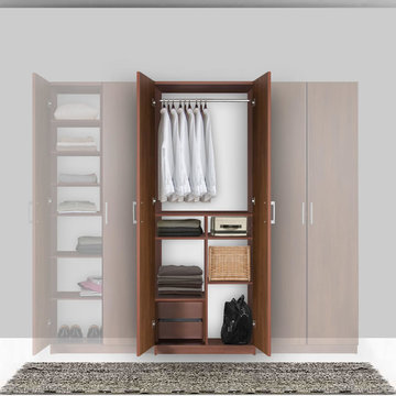 Bella Wardrobe Closet - Hanging Plus Organized Wardrobe Storage
