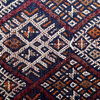Handmade Vintage Moroccan Berber Kilim, Cushion, 1.3'x2.4', 41cmx73cm 1950s