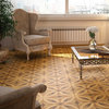 SomerTile Medici Ceramic Floor and Wall Tile, Matte Brown