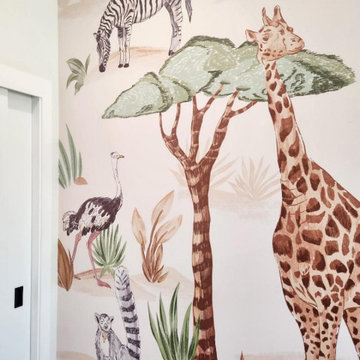 Nursery wallpaper installation McKinney, TX
