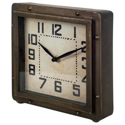 Industrial Desk And Mantel Clocks by HedgeApple