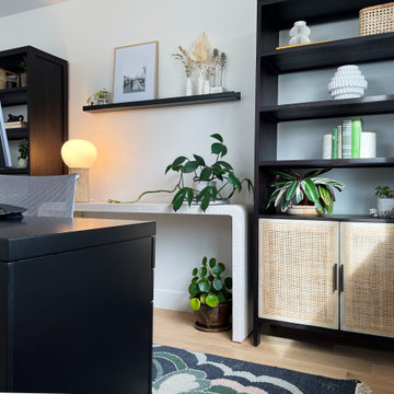 Lawyer Lifestyle | Denver, CO | Earthy Modern Home Office Creation