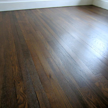 EAST HAMPTON: NEW INSTALL & FLOOR RESTORATION - JACOBEAN STAIN/TRAFFIC HD POLY