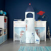 Astronaut Rocket Spaceship Twin Loft Bed