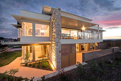 This is an example of a contemporary home design in Canberra - Queanbeyan.