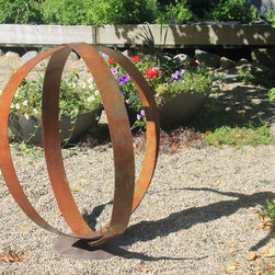 Garden Orb at Gull Lake - Garden Statues And Yard Art