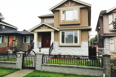 Example of a classic exterior home design in Vancouver