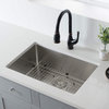 KIBI Handcrafted Undermount Single Bowl 16 gauge Stainless Steel Kitchen Sink, 2
