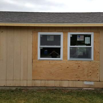 new window sizes, almost ready for siding