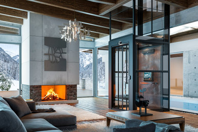 Living room - living room idea in Miami