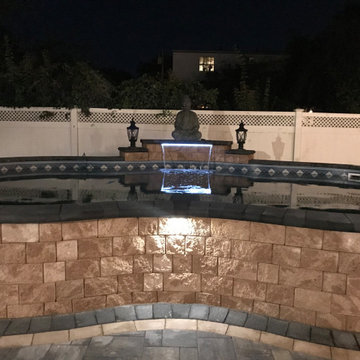 Semi Inground Pool Patio - Lindenhurst, NY