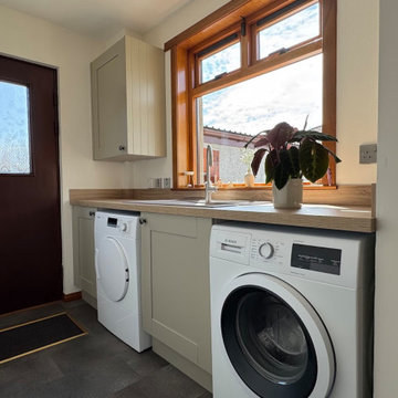 Light Beige Shaker Kitchen in Fraserburgh