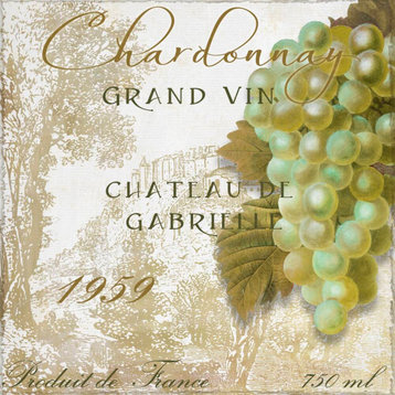 Tile Mural Kitchen Backsplash Grand Vin Chardonnay by Color Bakery