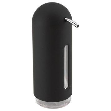 Umbra 330190 Penguin 3"W Acrylic Soap Dispenser by Luciano - Black