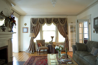 Inspiration for a timeless living room remodel in Dallas