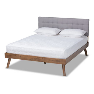 Solisse Scandinavian Platform Bed Midcentury Platform Beds