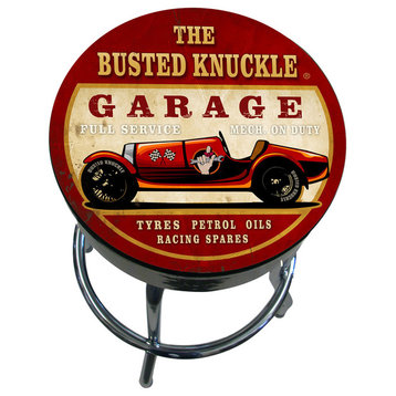 Old Sports Car Theme Counter Stool