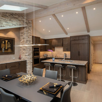 Dated 70's Kitchen Gets Contemporary Makeover