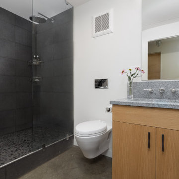 'Brutalist' Inspired Mountain Condo