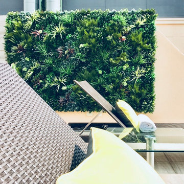 VistaFolia Luxury Roof Top Deck with Artificial Greenwall Privacy Screen