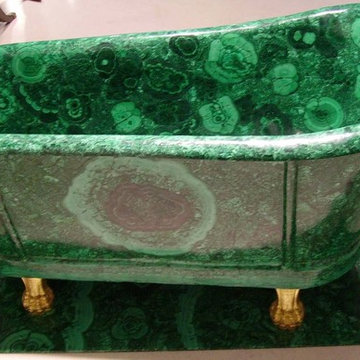 Bespoke Malachite Bathtub