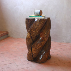 Hand Carved Side Table - Side Tables And End Tables