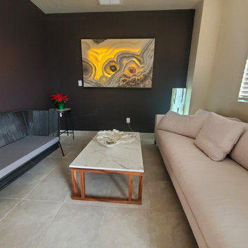 Onyx Stone Backlit Wall Painting