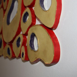 Hoops large tile arrays - Paintings