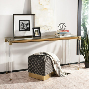 Modern Console Tables with Lucite