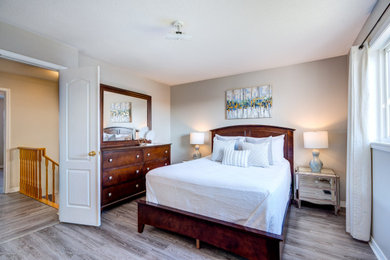 Example of a bedroom design in Toronto