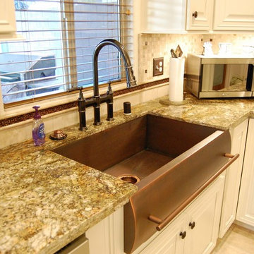 Timeless Alabaster Kitchen with Bronze Details | Cabinets.com