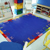 Joy Carpets Kid Essentials, Early Childhood Rainbow Alphabet Rug, 5'4"X7'8"